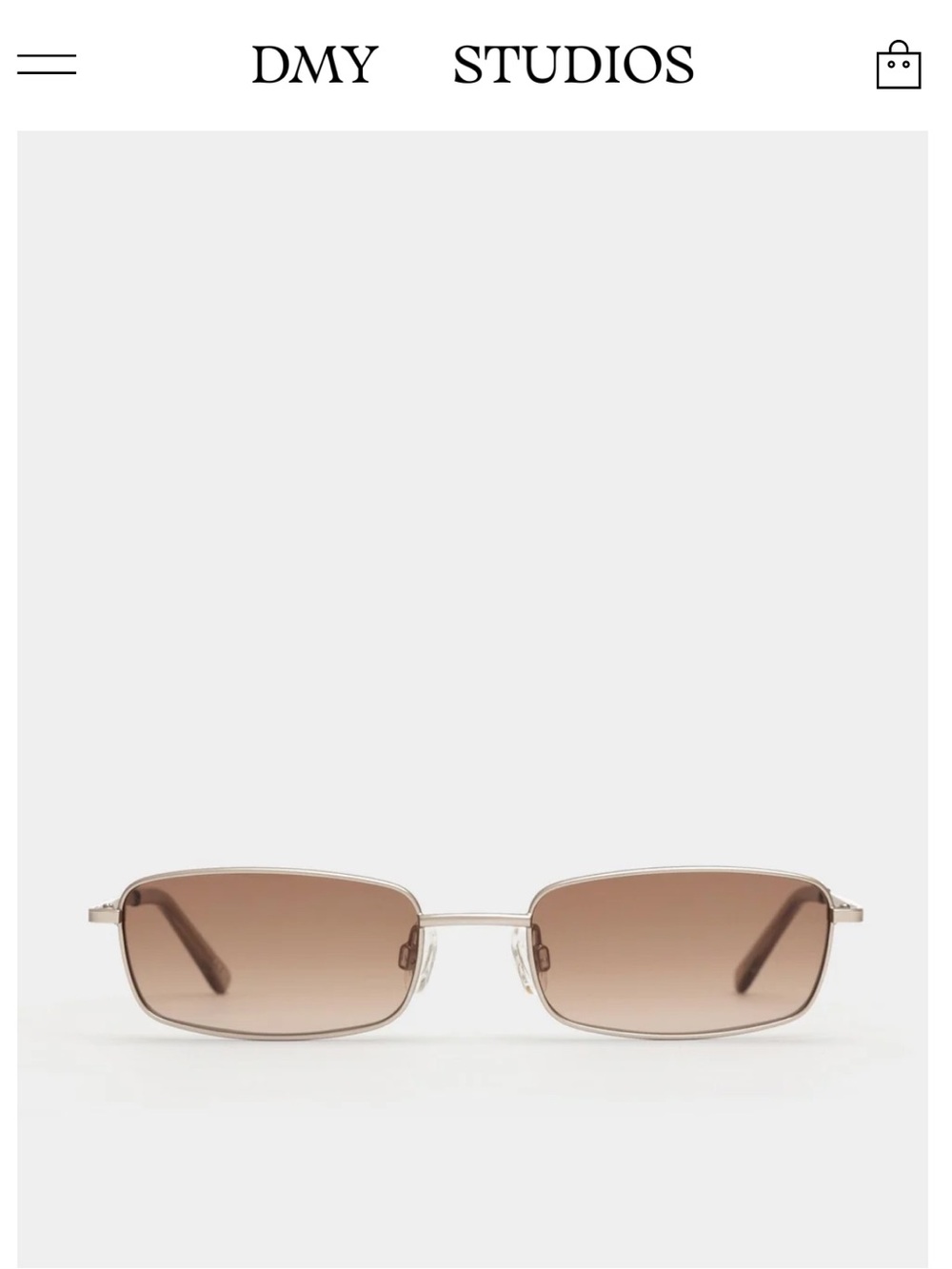 DMY Studios Olsen Gradient Brown Sunglasses